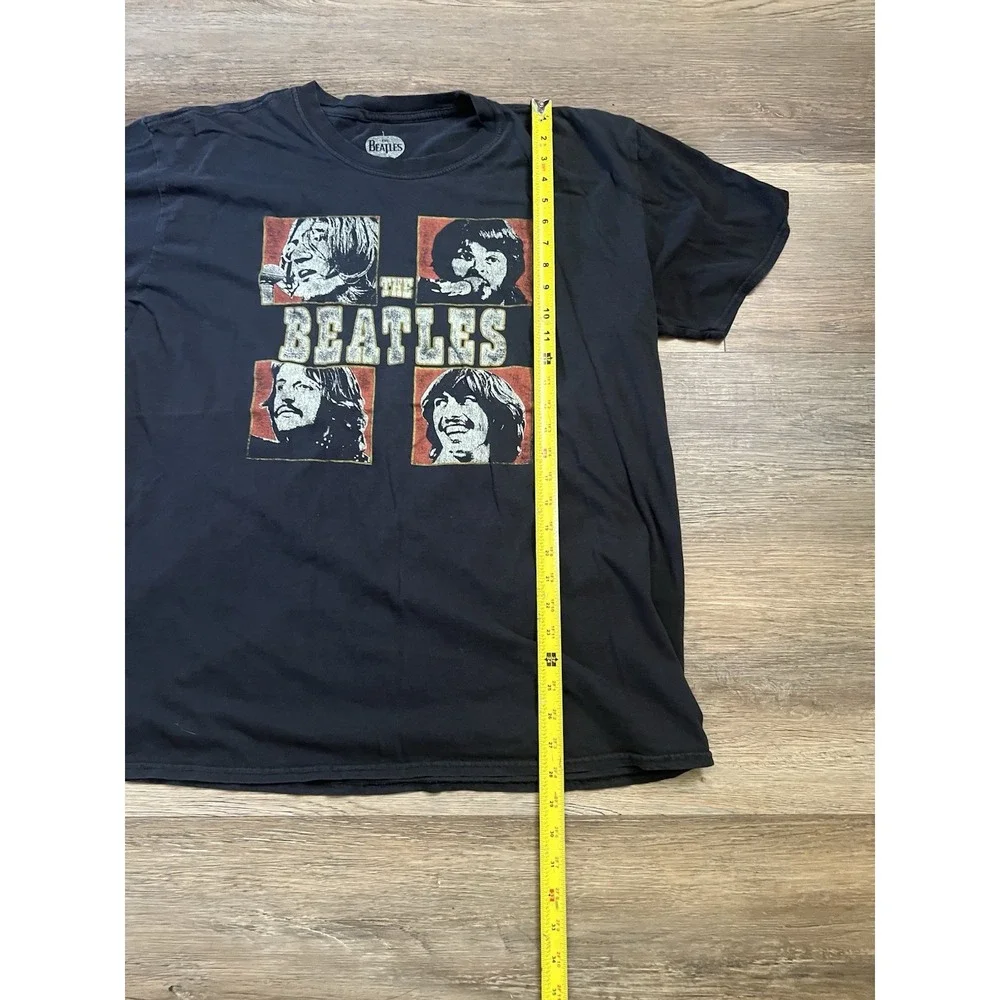 The Beatles T Shirt 2XL Black John Paul George Ringo 2020 Apple Corps Band Tee